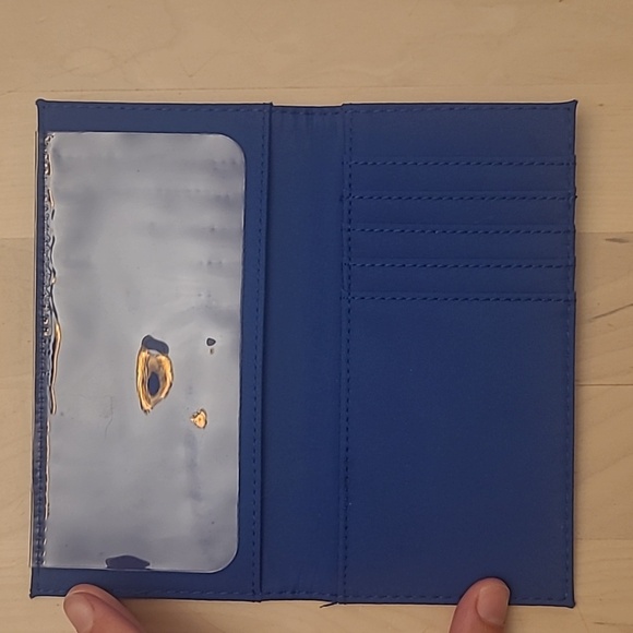 EUC Liz Claiborne Compact Blue Wallet and Checkbook Holder - Picture 6 of 11